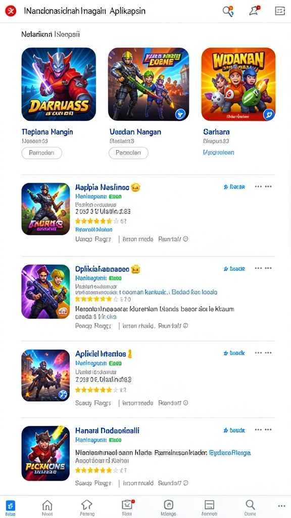 55five - Tampilan utama aplikasi 55FIVE yang menarik dan intuitif.