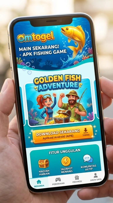 Layar utama omtogel — antarmuka bersih setelah instalasi